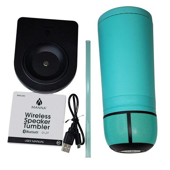 Manna Aqua Wireless Speaker Tumbler 17oz Bluetooth Music Speaker Tumbler - Picture 10 of 10